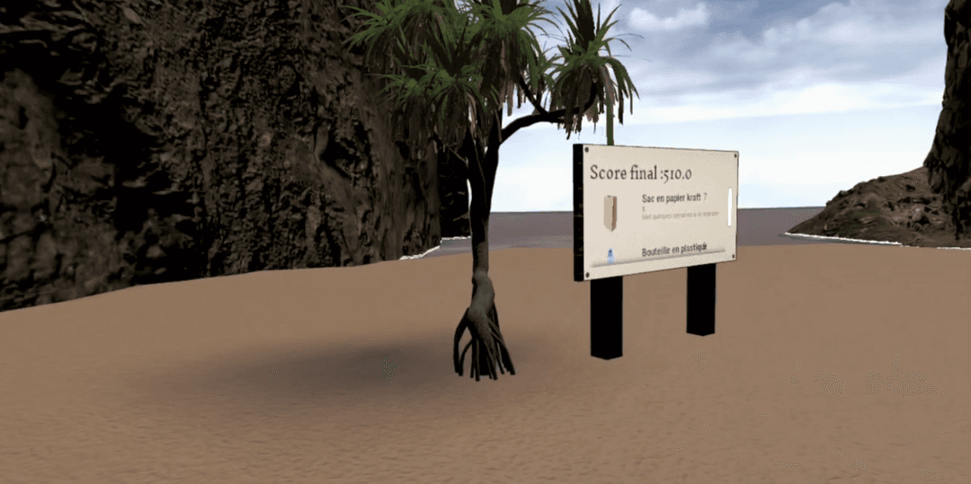 Vue du tableau de bord de résultats